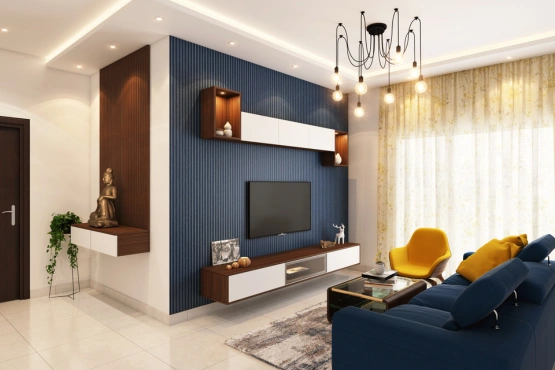 tv showcase unit interior designers in perungalathur